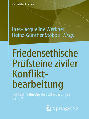cover image of Friedensethische Prüfsteine ziviler Konfliktbearbeitung